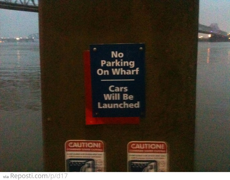 No Parking On Wharf