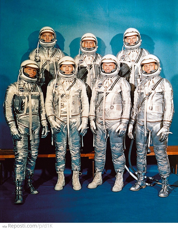 US Mercury Program Astronauts