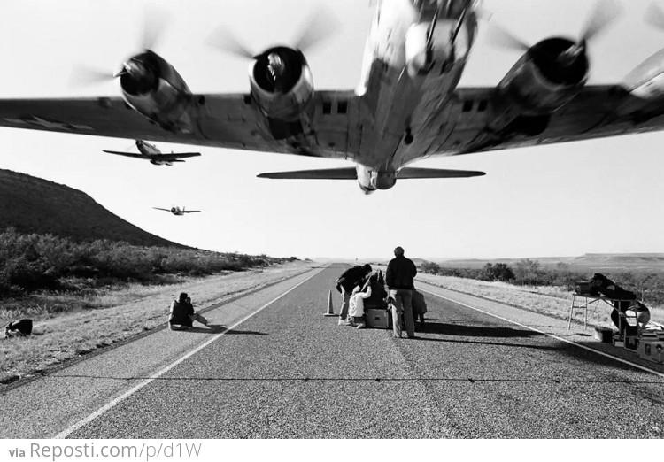 B-17 Bomber Flyby