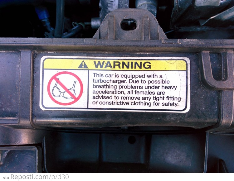 Turbocharger Warning