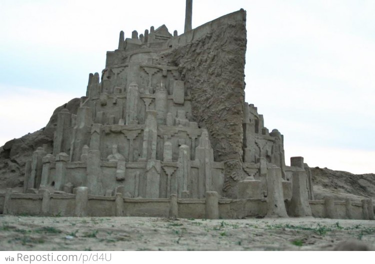 Minas Tirith Sand-Castle