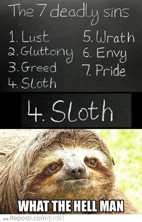 The 7 deadly sins