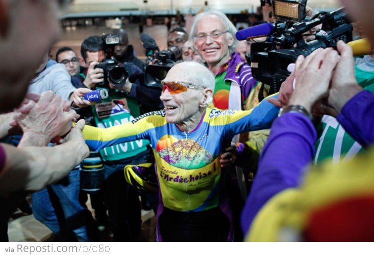 102 Year Old French Cyclist