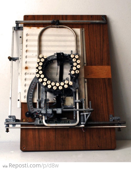 Keaton Music Typewriter