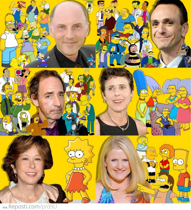 The Faces Behind The Simpsons