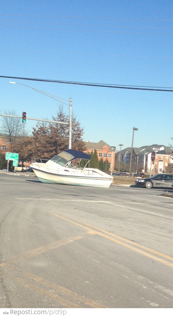 Yet another boat running a red light