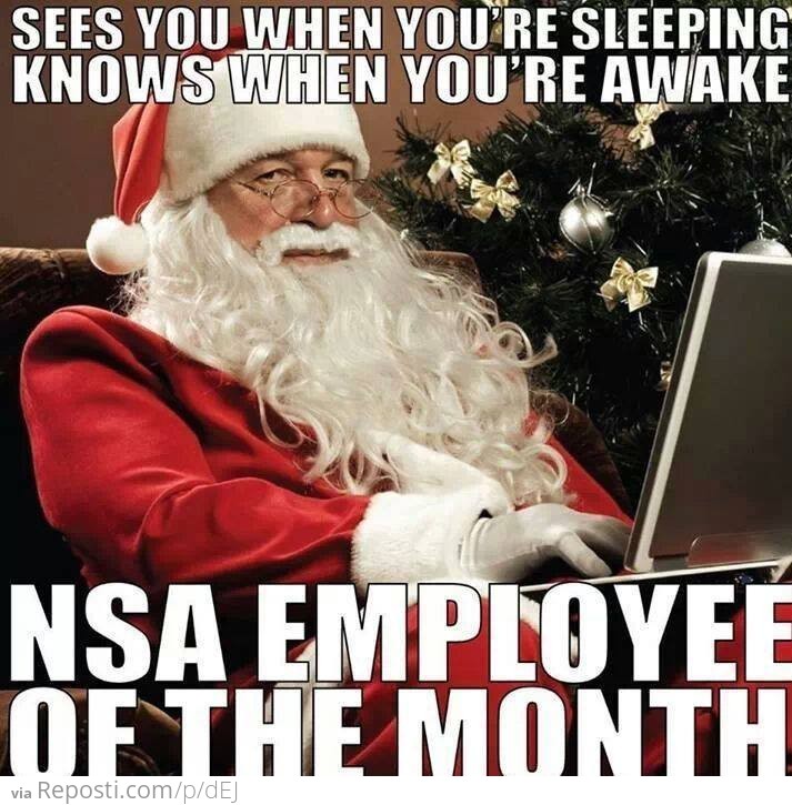 Santa - NSA Employee of the Month