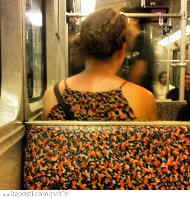 Taking fashion advice from the public transit