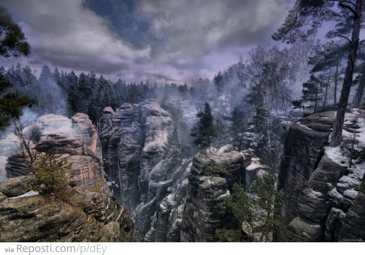 Prachov Rocks, Czech Republic