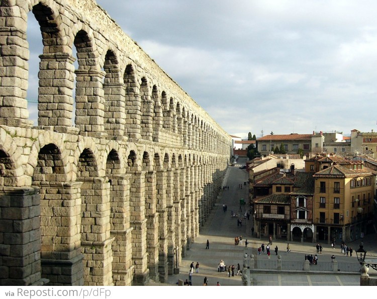 Roman Aqueduct in Spain