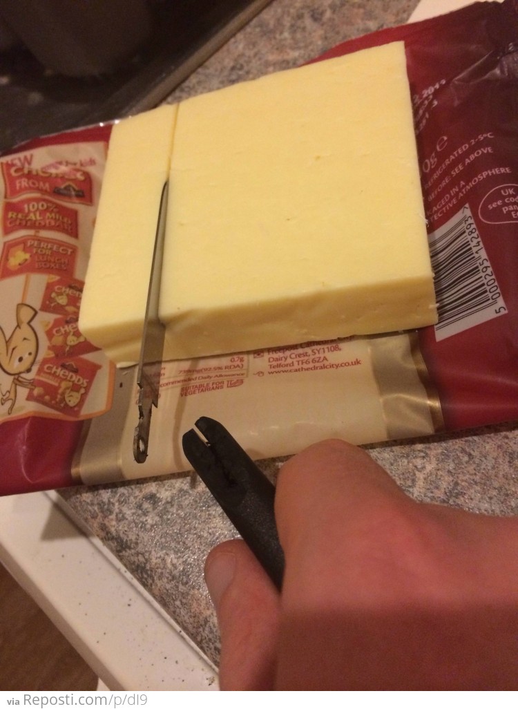 You win this round, cheese...