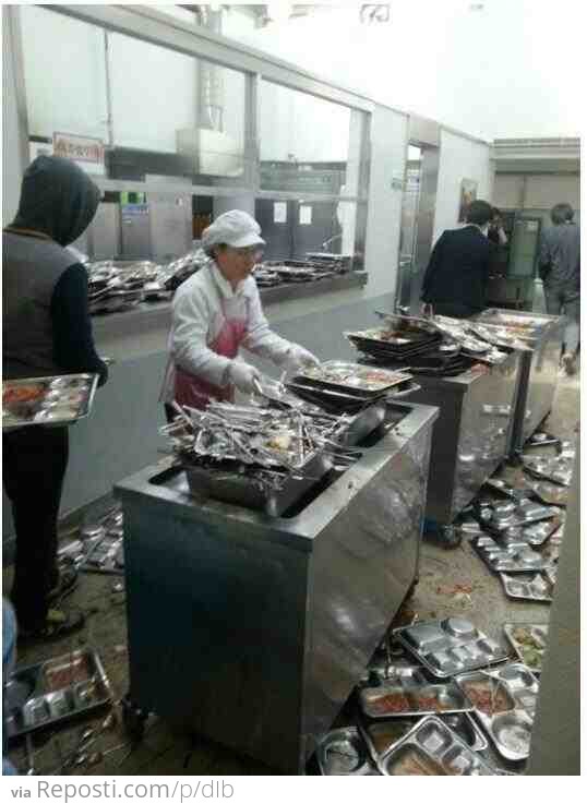 Korean School Cafeteria