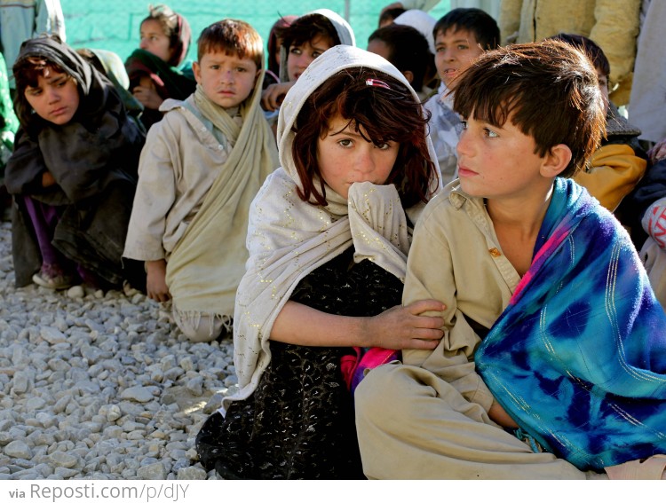 Pashtun children from Khost, Afghanistan