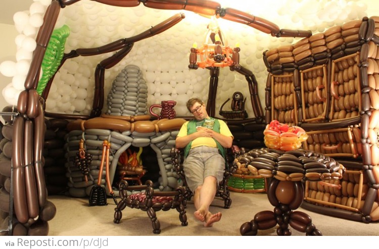 Hobbit Balloon House