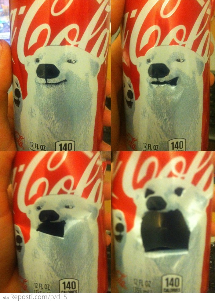 Coca-Cola Bear Angry