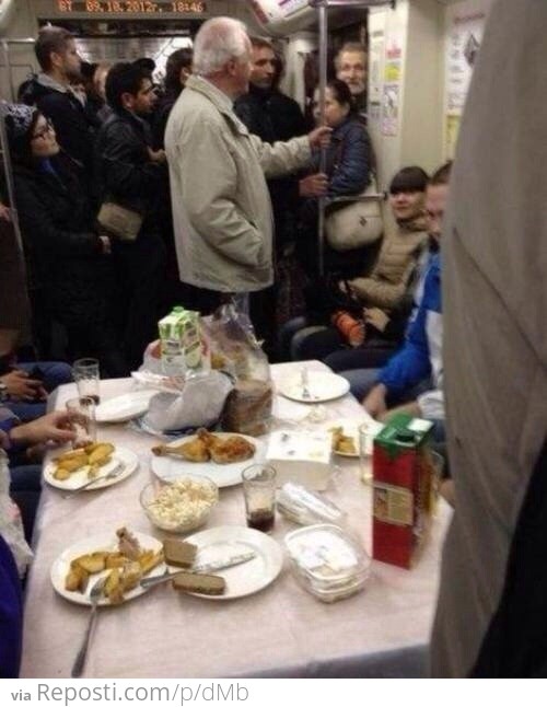 Dinner In The Subway