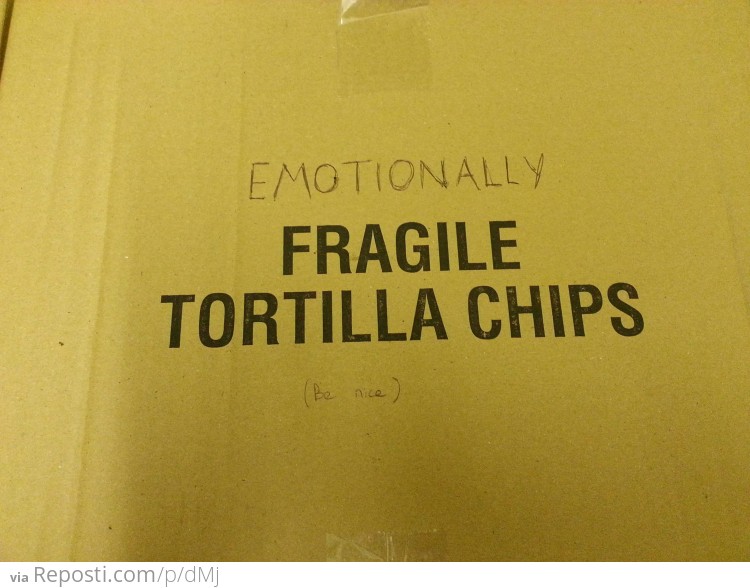 Emotionally Fragile Tortilla Chips