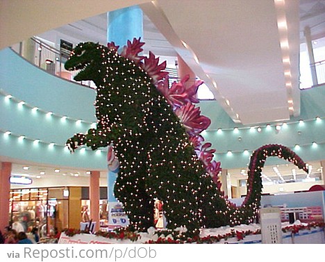 Godzilla Christmas Tree