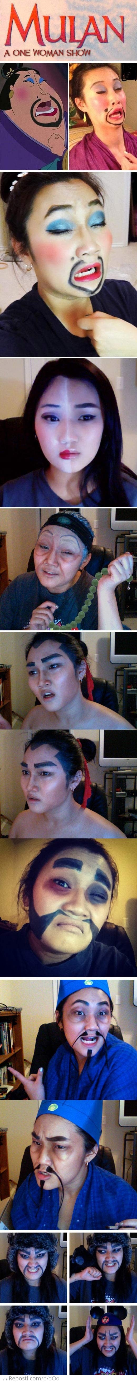 Mulan Makeup