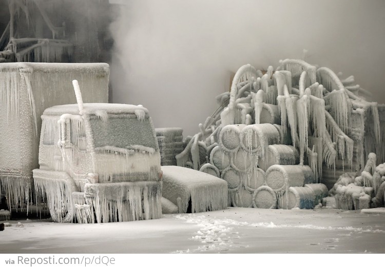 After A Fire In Chicago