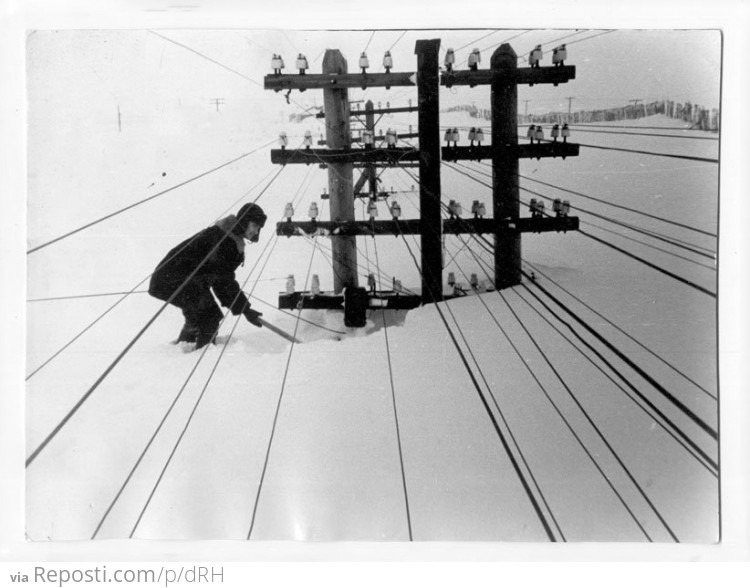 Heavy Snow In Russia