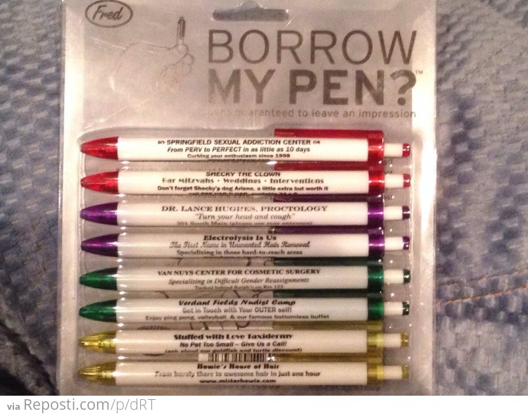 Borrow My Pen