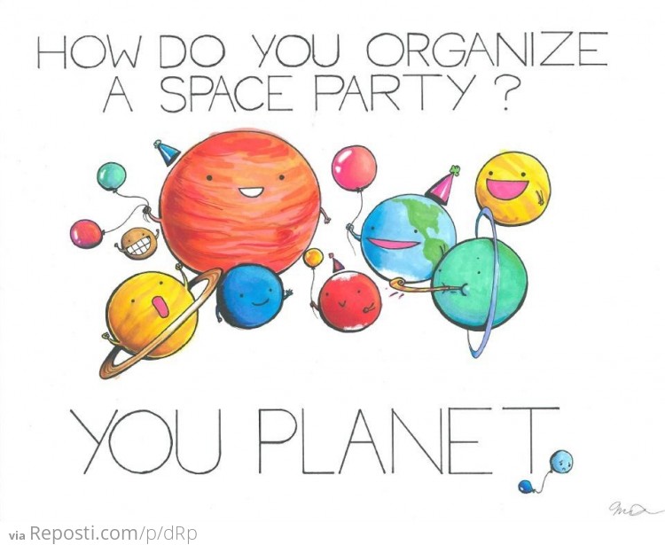 How Do You Organize A Space Party