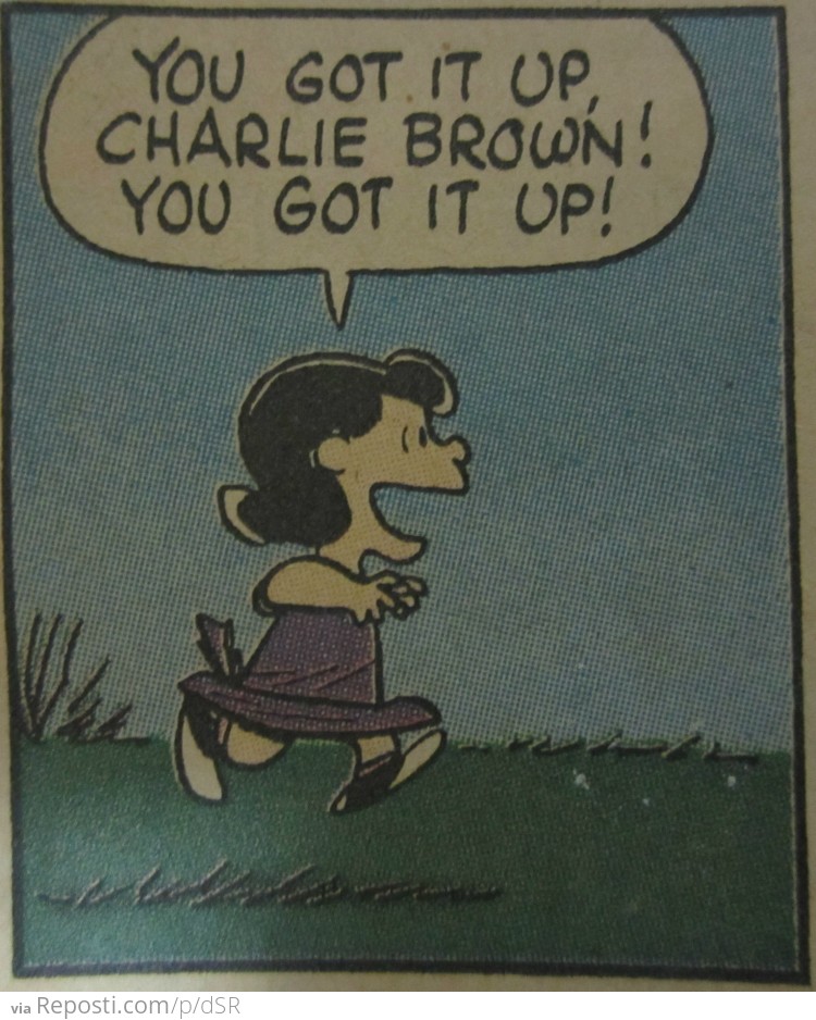 Charlie Brown Got It Up