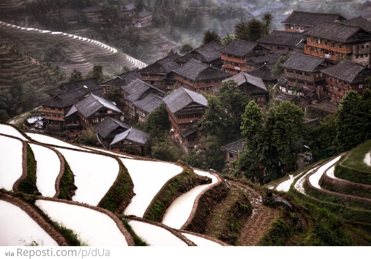 Chinese Mountain Town