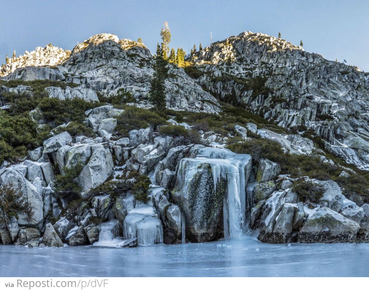 Frozen Waterfall