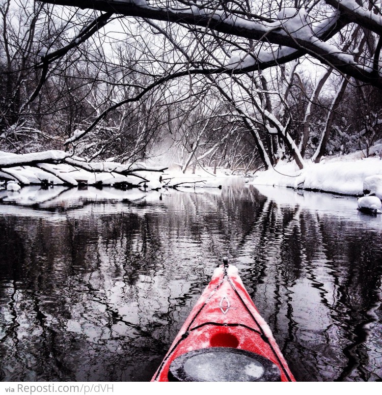 Winter Kayaking