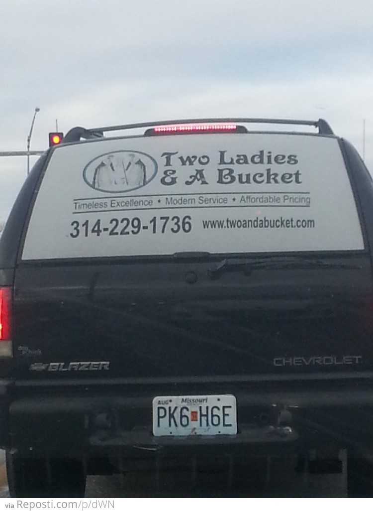 Two Ladies & A Bucket