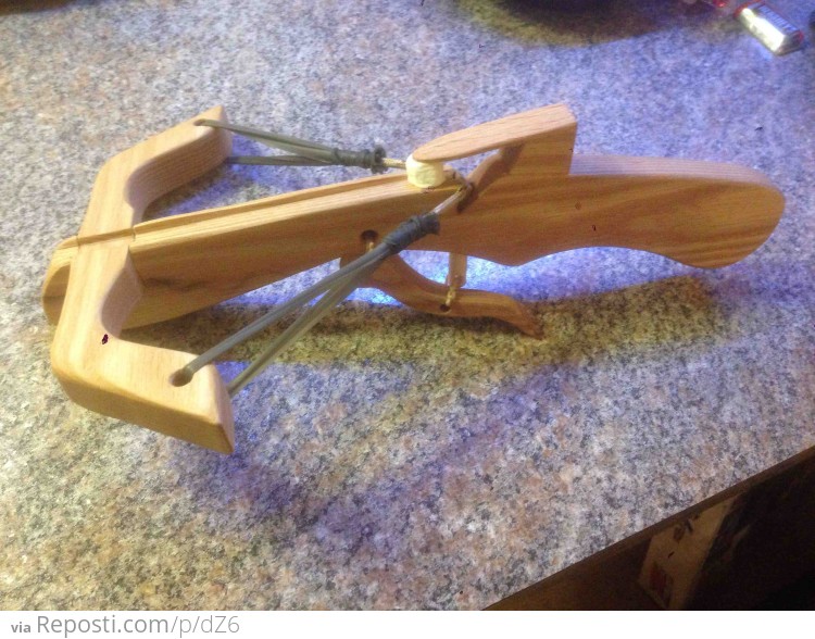 Marshmallow Crossbow