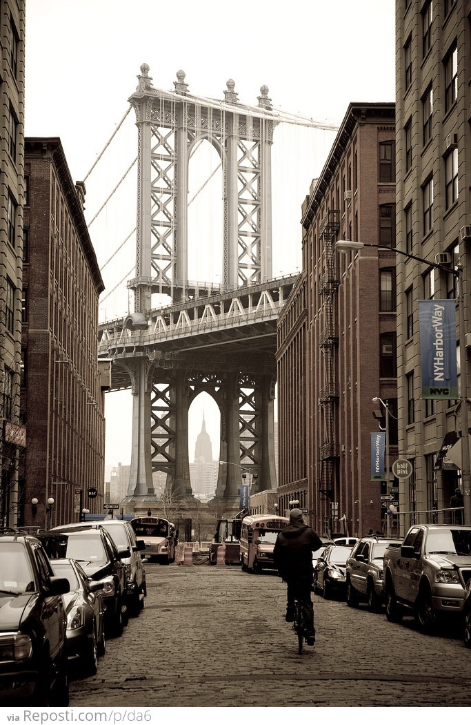 Manhattan Bridge & the Empire State Building