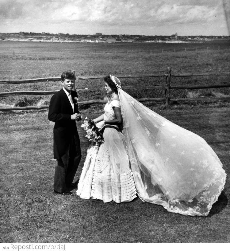 Wedding of Jacqueline Bouvier and John F. Kennedy