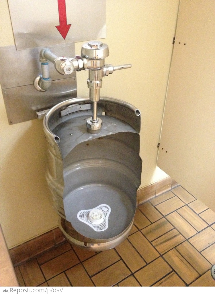 Beer Keg Toilet