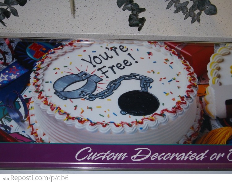 Got Out of Jail Cake