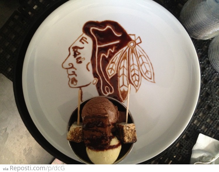 Blackhawks Dessert