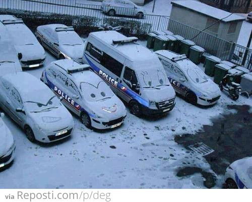 Pixar Police Cars