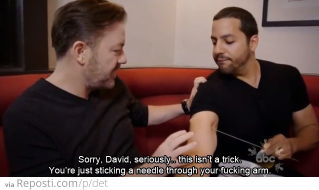 Ricky Gervais on David Blaine