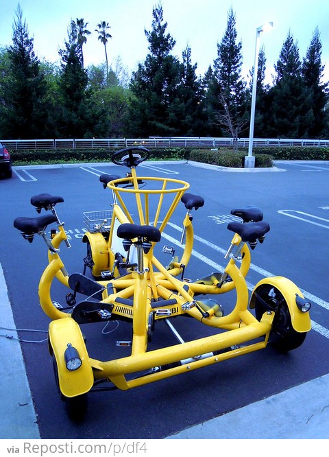 Seven Person Bicycle