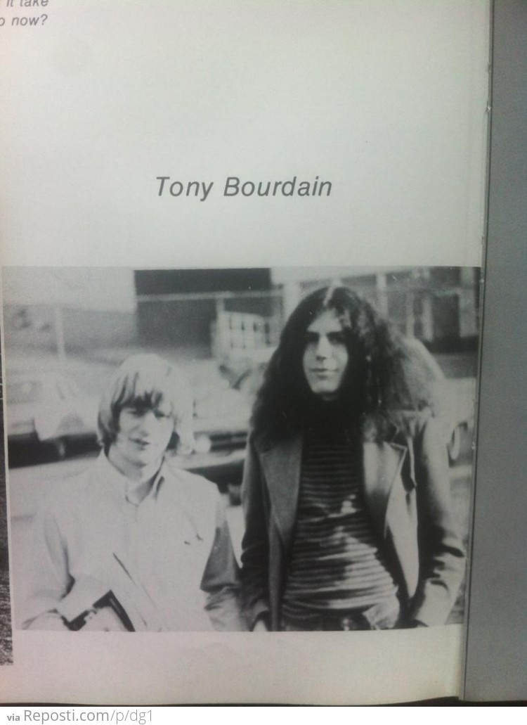 Anthony Bourdain in High School