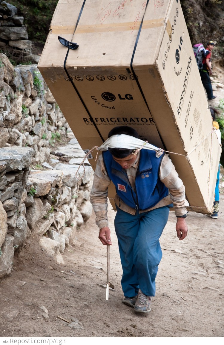 Appliance Delivery Guy in Nepal