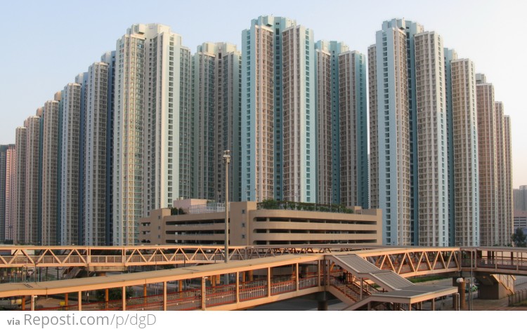 High Density Housing in Hong Kong