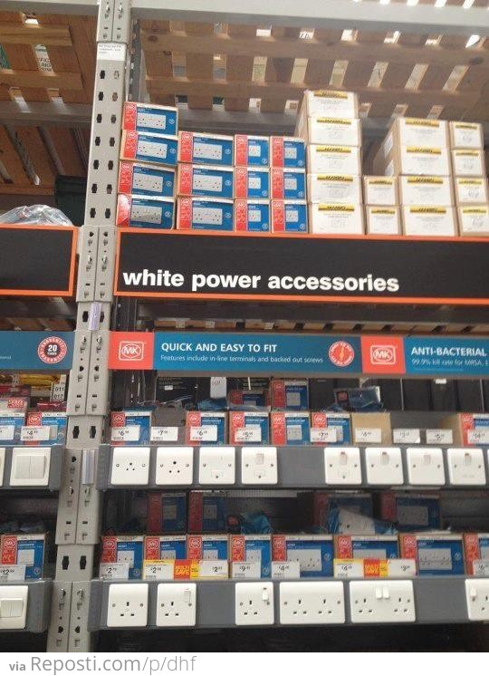 White Power Accessories