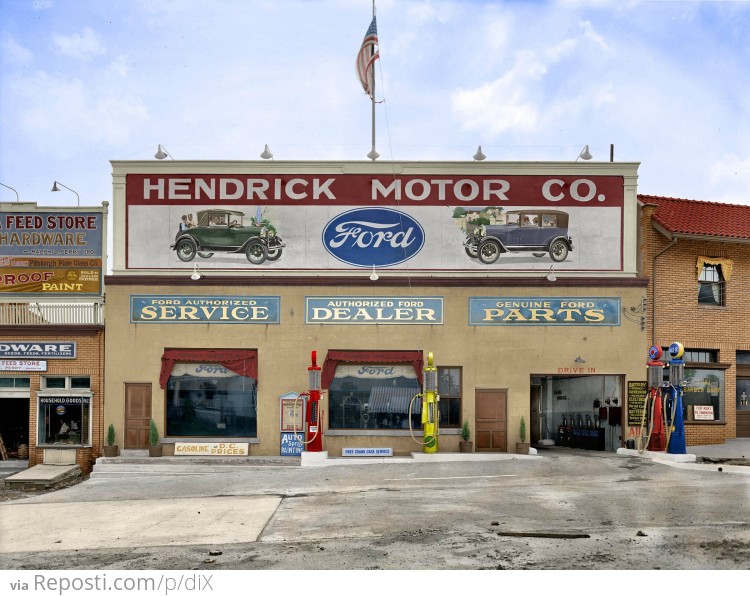 Old Timey Gas Station