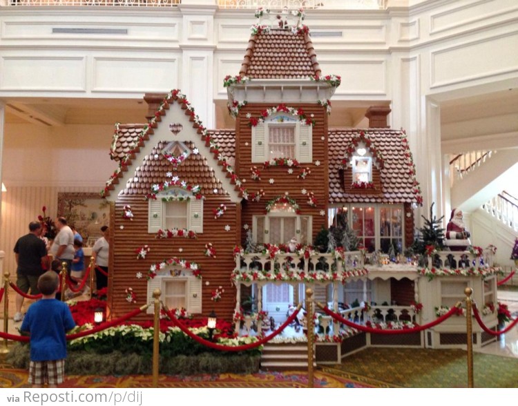 Giant Gingerbread House