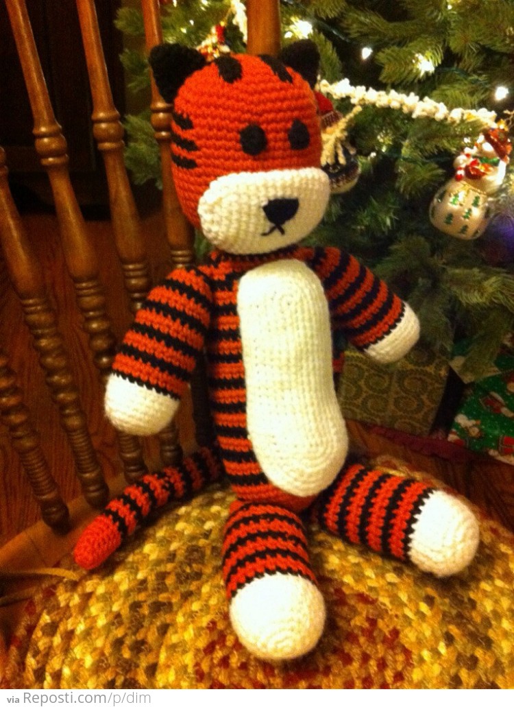 Crocheted Hobbes