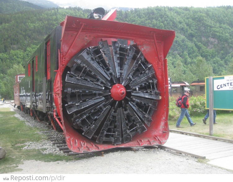 Snow-Blower Train