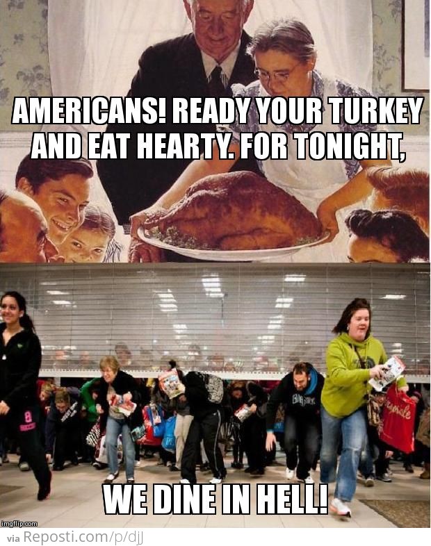 Shopping on Thanksgiving?